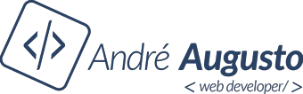 Logo rodape André Augusto Web Developer